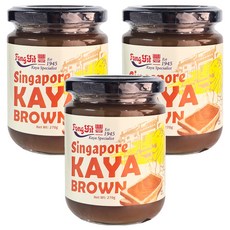 퐁잇 싱가포르 카야 브라운, 270g, 3개