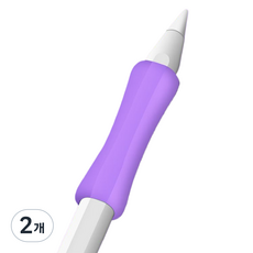 通勤倉庫 矽膠 Apple Pencil 握筆套 59 x 12 mm, 2個, 紫色