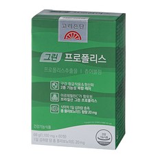 그린 프로폴리스 츄어블정 60정, 1개