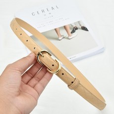 真皮牛皮針釦菱格紋女士腰帶 時尚百搭