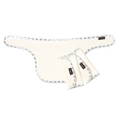 ggoom duboo 嬰兒背帶口水巾組, 藍色花款