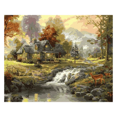 ArtLife 藝術生活 數字油畫DIY DT110 50 x 40cm, 宛如仙境, 1個