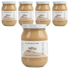 김재식헬스푸드 땅콩크림 잼, 350g, 5개