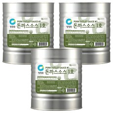 청정원 돈까스소스 1호, 3.3kg, 3개