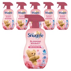 Snuggle 熊寶貝 盛開花束 雙效柔軟織物除臭劑 正裝, 470ml, 6個