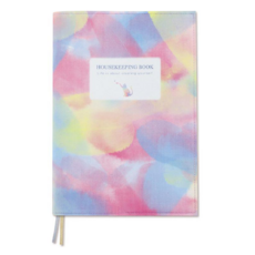 珠友文化 A5 絹布家計簿 一年份 彩貓p0 方便攜帶 記錄收支 理財規劃, 1入, 1本