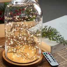 珠寶 LED 蜈蚣燈串 聖誕燈串 400燈 + 遙控器, 暖色, 16m