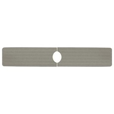 沐慕家居 珪藻土吸水墊 60 x 10cm 深灰色 100%天然材質 快速乾燥, 1個