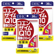 DHC 輔酶Q10+C膠囊食品 含維生素C 促進代謝 養顏美容, 30顆, 209mg, 3包