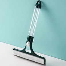 세렌틱 물분사 스퀴져 유리창 청소 3 in 1 스크래퍼, 진한 녹색, 1개