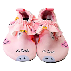 IAMBEBE 女童笑臉雛菊防滑水陸兩用鞋