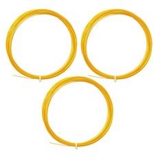 G&Y 高彈性羽球拍線, 3個, 黃色