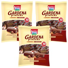 Loacker 萊佳哈斯 巧克力夾心威化酥 榛果口味+巧克力口味, 3包, 375g