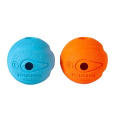 Chuckit 風哨球 - 寵物玩具 Orange Blue, Orange, Blue, 小(5cm), 2個