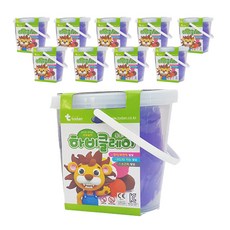 토단교재 하비 클레이, 보라, 500g, 10개