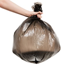 CLEAN i 多用途黑色垃圾塑膠袋, 60L, 200個