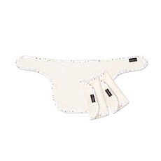 ggoom duboo 嬰兒背帶口水巾組, 彩色星星款