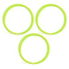 G&Y 高彈性羽球拍線, 3個, 螢光綠