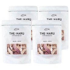 THEHARU 香甜粉色蜜桃脆片, 4包, 50g