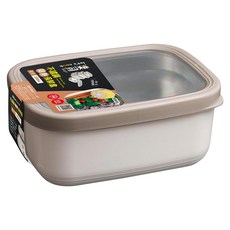 樂司廚品 不鏽鋼隔熱長型保鮮盒 2000ml, 1個