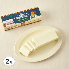 우유창고 유기가공식품 인증 할로미 치즈, 300g, 1개입, 2개