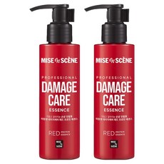 미쟝센 데미지케어 레드 프로틴 헤어크림 에센스, 140ml, 2개