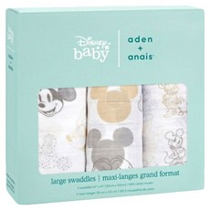 aden + anais 經典多功能巾 - 迪士尼米奇款, 魔幻米奇米妮, 1組