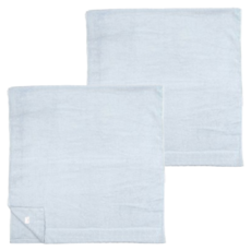 SIMPLE HOUSE 簡單工房 美國棉輕柔浴巾 愛心 嚴選材質 親膚舒適 32支雙股紗 不易掉毛屑, 淺藍, 2條