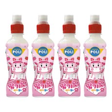 KYODA 京田製菓 波力酸乳風味飲料 草莓口味, 220ml, 4瓶