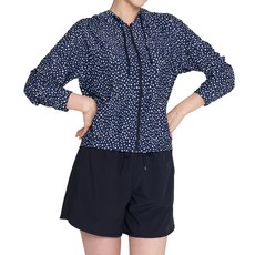 ILIKAI 女款小圓點寬鬆版連帽防曬衣 + 褲子套裝