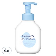 Pyunkang Yul 扁康率 嬰幼兒用不流淚從頭到腳泡泡沐浴露, 4個, 500ml
