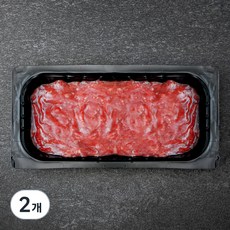 이로우 국내산 무항생제 인증 소고기 다짐육 2등급 (냉장), 300g, 2개