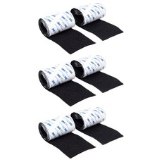 ETShop 大型魔鬼氈公母套組 黑色 10cm x 1m, 3套