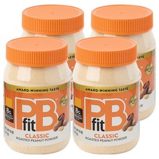 PBfit 烘焙花生粉, 227g, 4個