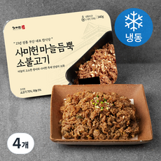 사미헌 마늘듬뿍 소불고기 (냉동), 340g, 4개
