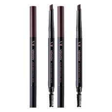 VDIVOV 巨型眉筆自動 0.35 克, 4 號紅棕色, 2個