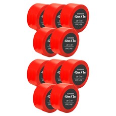 다다 초강력 양면테이프 40mm x 3m, 투명, 10개