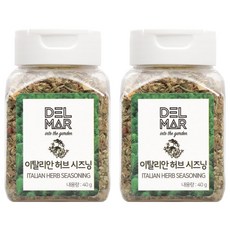 딜리셔스마켓 이탈리안 허브 시즈닝 향신료 소형, 40g, 2개