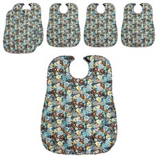 Rosa Home 多用途圍兜, 大花 栗色, 6個