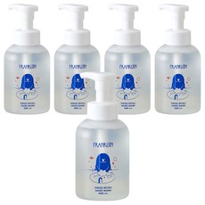 FRANKLIIN 핸드워시 거품형, 원료 본연의 향, 500ml, 5개