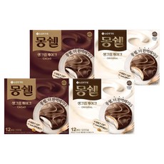 몽쉘 생크림케이크 오리지널 408g 2p + 카카오 408g 2p 세트, 1세트
