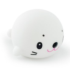 예꼬맘 LED 프렌즈 목욕놀이 완구, 물개(화이트), 1개