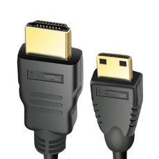 UniSync Mini HDMI轉HDMI高畫質4K影音認證鍍金頭傳輸線 3M, 1條, Black