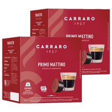 CARRARO 多趣酷思咖啡機適用 Primo Mattino咖啡膠囊, 7g, 16顆, 2盒
