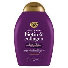 OGEX Tiq & Full Plus 生物素 & 膠原蛋白洗髮水, 385ml, 1個