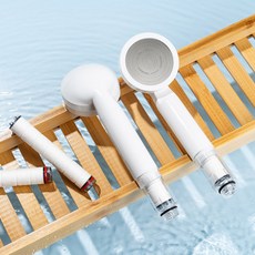 DAELIM BATH 輕量型濾芯蓮蓬頭, 白色, 1個