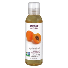 NOW Foods 純杏桃核仁保濕油, 118ml, 1瓶
