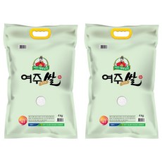 농협 대왕님표 여주쌀 단아미, 4kg, 2개, 특등급
