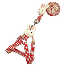 타이탄 고양이 조끼형 하네스 리드줄 120CM, 붉은색, 1세트