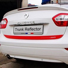 RACETECH Trunk Reflector Sticker 反光貼紙 D.New SM3（Trunk Reflector）紅色反射